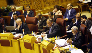 Arab officials attend foreign ministers' meeting in Cairo, Egypt
