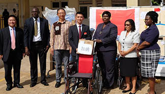 China donates medical equipment to Ghana's LEKMA Hospital