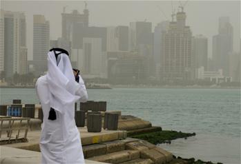 Dust storm hits Doha