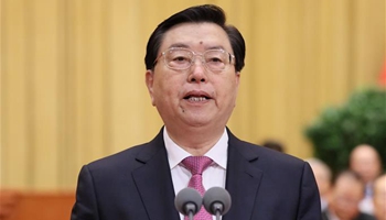Chinese top legislator presides over closing meeting of 5th session of 12th NPC