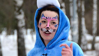 Spring costume race "March cats" held in Russia