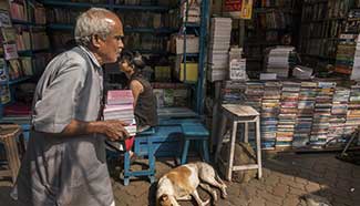 In pics: book market on street in E. India
