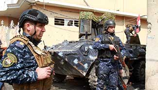 Iraqi forces strengthen control on newly-liberated areas in west Mosul