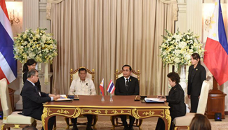 Thai PM and Philippine president witness signing of memorandums of understanding
