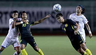 Philippines, Malaysia tie at friendly match