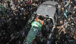 Palestinians hold Israel responsible for Gaza leader's murder