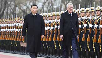 China, Serbia vow to strengthen comprehensive strategic partnership