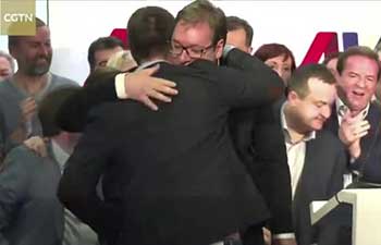 Serbian PM Vucic wins presidential elections