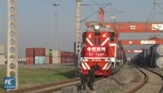 China-Europe new freight train links Xi'an with Budapest