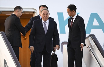 Kazakh president arrives in Beijing to attend Belt and Road Forum