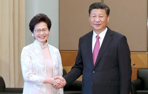Xi expresses confidence in new HK chief executive