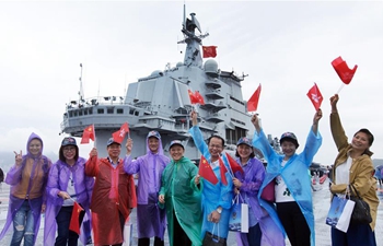 Hong Kong residents aboard China's aircraft carrier Liaoning