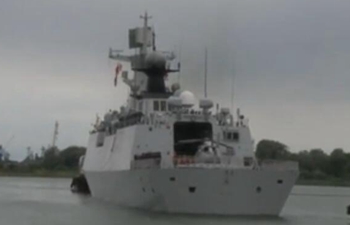Chinese naval fleet arrives in Russia for joint drill