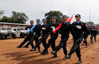 Chinese police in Liberia hold open day to mark 90th anniv. of PLA founding