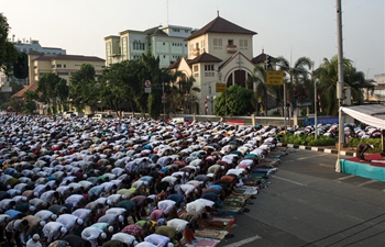 Muslims perform Eid Al-Adha prayer in Indonesia