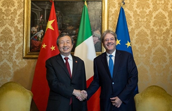 Italian PM meets visiting Chinese vice premier in Rome