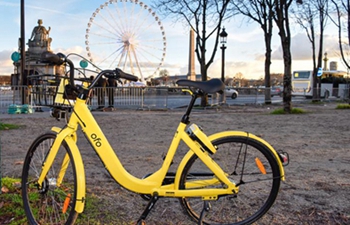 Spotlight: Chinese bike sharing firm eyes market leadership in Paris