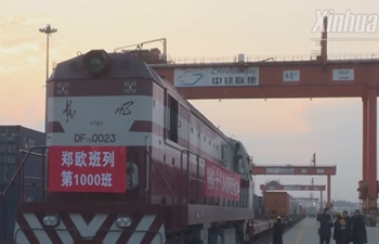 1,000th trip! China-Europe direct freight rail service makes stride