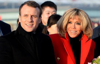 French president visits NW China's Xi'an