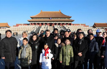 French president visits Beijing's Palace Museum