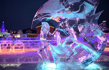 A look at int'l ice sculpture competition in NE China