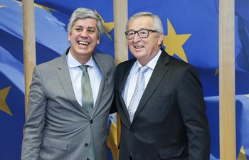 Juncker meets with Eurogroup President in Brussels, Belgium