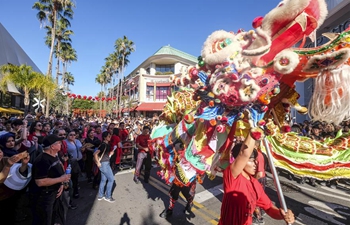 Chinese lunar new year celebrated in Los Angeles