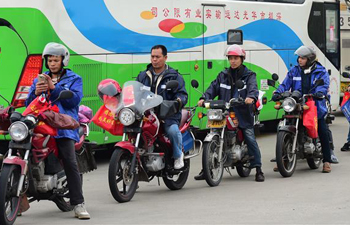 Migrant workers hit the road via motorbikes