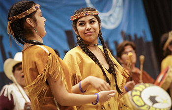 Indigenous people in Canada hold celebration of "Hoobiyee"