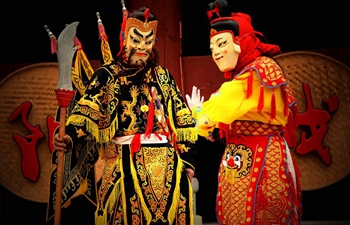 Villagers rehearse Yang Opera in SW China's Guizhou