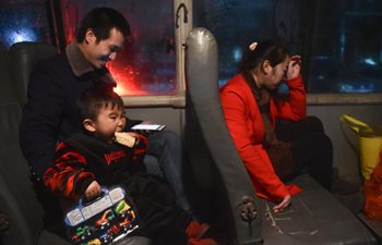 Pic story: migrant worker departs for hometown ahead of Spring Festival