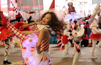 Cathay Pacific Int'l Chinese New Year Night Parade held in Hong Kong