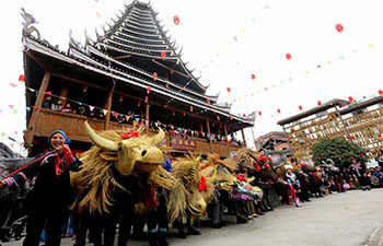Folk festival held to mark new year in China's Guangxi