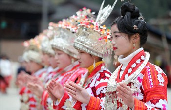 Traditional folk fair held in China's Guizhou to celebrate Spring Festival