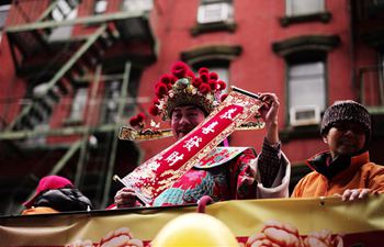 In pics: Chinese lunar New Year parade in Manhattan's Chinatown