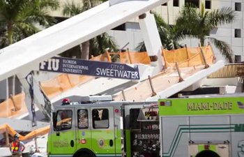 Bridge collapses at Florida International University