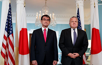 U.S. deputy secretary of state meets with Japanese FM in Washington D.C.