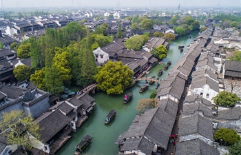Temple fair held in historic town of Wuzhen, E China