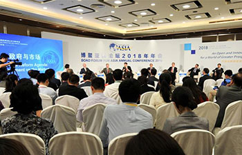 "The New Reform Agenda: Government vs the Market" session held at Boao Forum