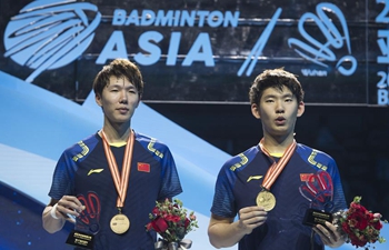 China claims title of Badminton Asia Championships men's doubles