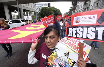 Thousands of Americans join May Day protests in L.A. for immigrants'rights