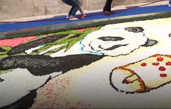 Italy flower festival features Chinese elements