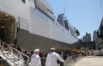 A tour to USS Arlington during Fleet Week in NYC