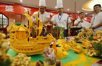 Cooking competition held in China's Shandong