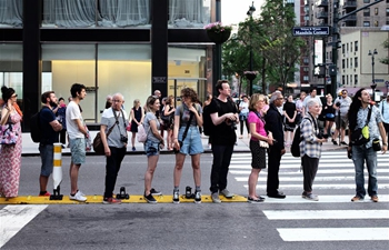 People expect Manhattanhenge in Manhattan, New York