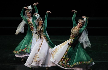 Folk dance show of SCO art festival held in Beijing