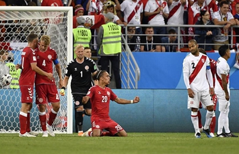 Denmark beats Peru 1-0 in tough WC Group C clash