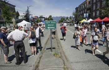 Car Free Day event held in Vancouver, Canada