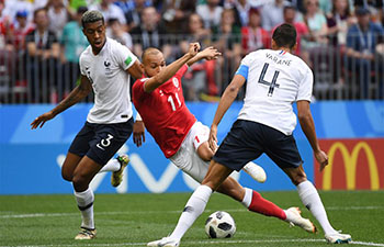 World Cup Group C: Denmark vs. France