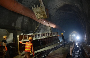 Inside Ban Nakok Tunnel of China-Laos railway